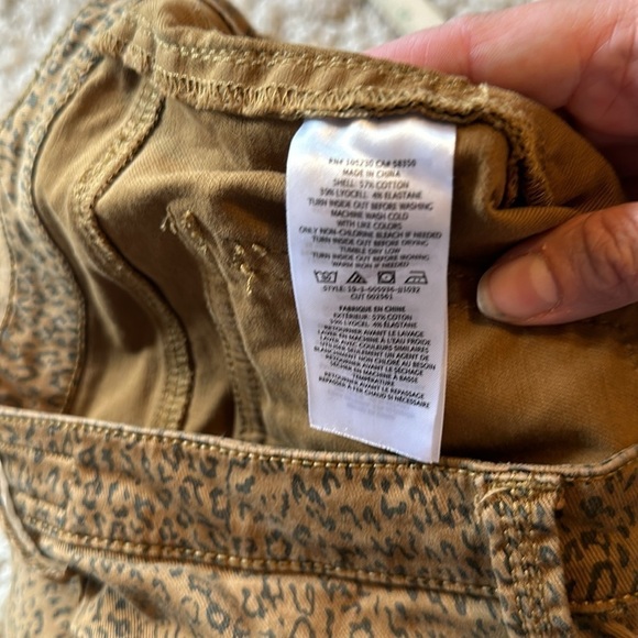 Joie Cheetah Print Skinny Jeans Size 26 - Picture 14 of 15